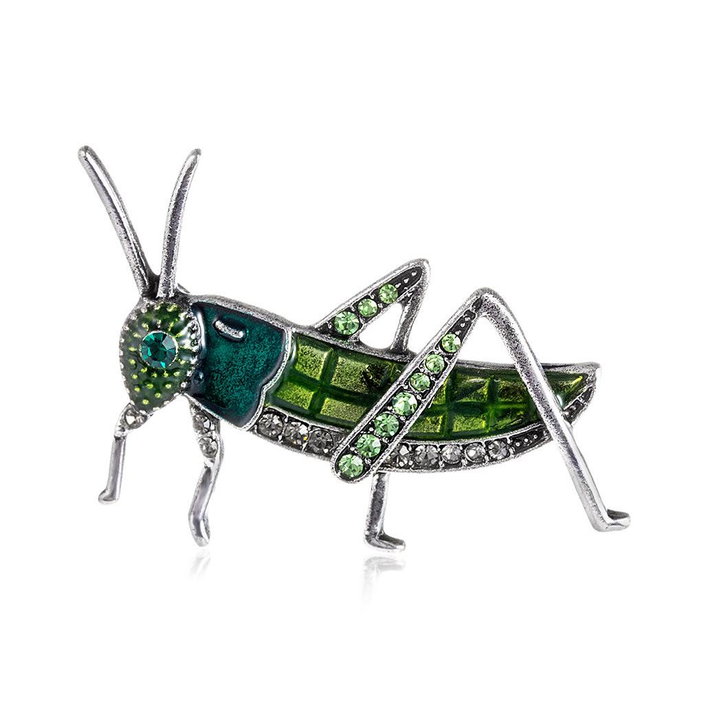 

Luxury Exquisite Insect Brooch Badges For Women Men Fashion Elegant Accessories зелений