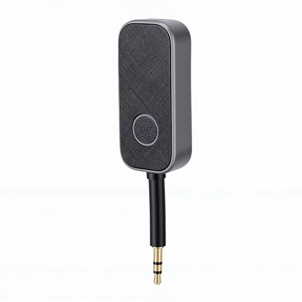 Bluetooth Car Adapter Bluetooth 6.0 2 in 1 Dual Connection AUX Hands Free Calling Wireless Car Sound Adapter