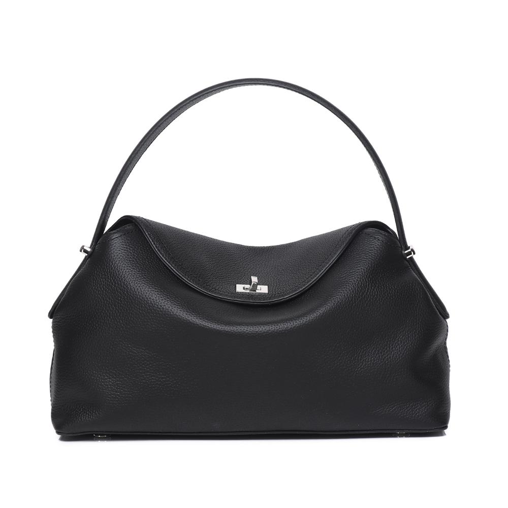 Genuine Cow Leather Fashion Women's Handbag Luxury Deisgner Ladeis Underarm Hobo Bag Cowhide Shoulder Crossbody Female Bag