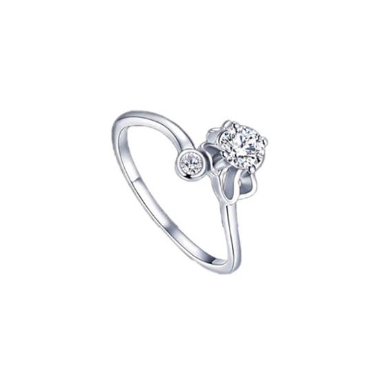 Men Women Silver Plated Constellations Adjustable Opening Ring Birthday Gift