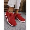 New Summer Casual Sports Shoes 2025 Fly Knit Women's Thick Sole Heightened Lightweight Plus Size Women's Shoes
