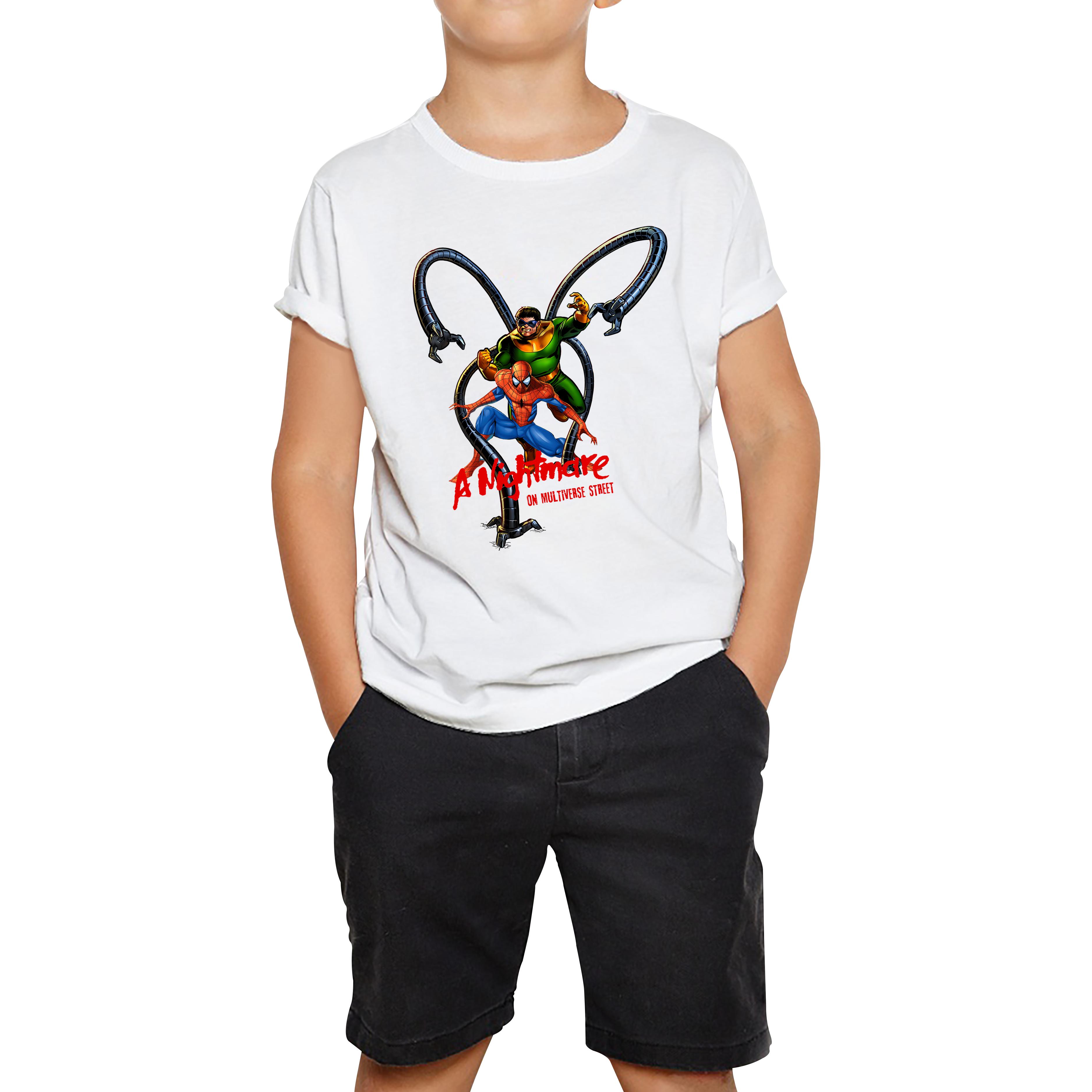 

Dr. Otto Octavius The Superior Spider-Man (A Nightmare On Multiverse Street) Kids T Shirt 150