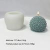 3D Striated Sphere Silicone Candle Mold DIY Aromatherapy Plaster Soap Clay Mould Handmade Epoxy Resin Mold Party Home Decor Gift