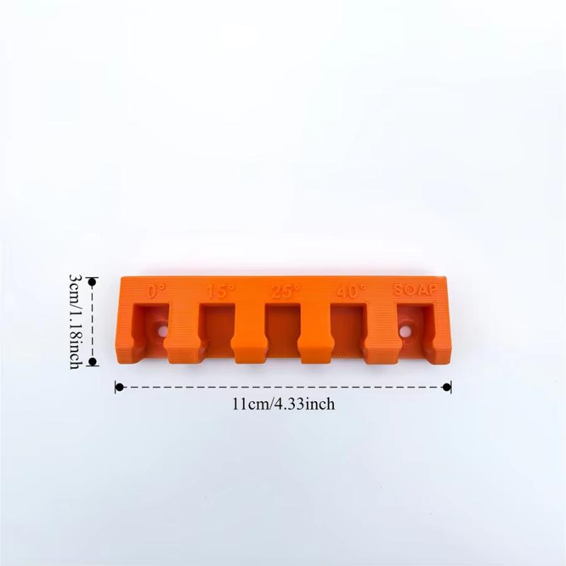 

1Pcs Wall Mount Nozzle Holder 5Port 1/4 Inch Quick Connect Pressure Washer Nozzle Organizer For Car Wash Shops And Garages A9