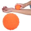 Minge de masaj Fascia din silicon, minge de masaj pentru fitness, yoga, pentru exerciții fizice, pentru corp, umăr, mână, portocaliu