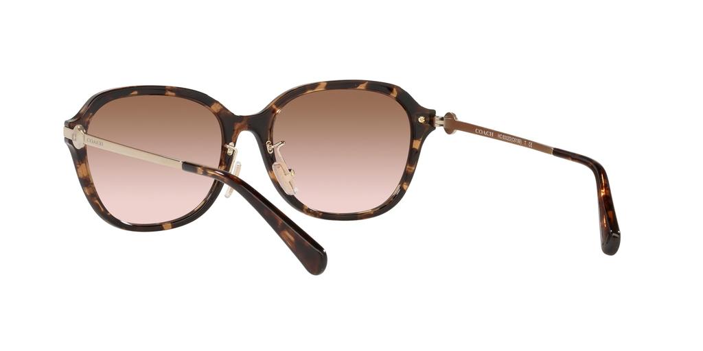 Coach Dark Tortoise Sunglasses Size 56 Women's HC8332D,