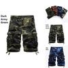 Durable And Comfortable Men's Tactical Military Army Camouflage Cargo Shorts With Multiple Pockets