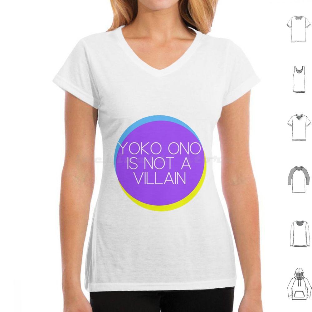 Yoko Ono Is Not A Villain Essential T Shirt 6xl Cotton Cool Tee Yoko Ono Yoko Peace The Music Ono 60s Imagine John Ringo Love