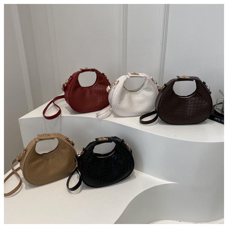 Nischendesign Mode 2024 Halbmond-Schultertasche - Damen Casual Handtasche & Umhängetasche