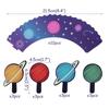 65pcs Space Galaxy Party Disposable Tableware Set Outer Space Theme Birthday Party Decoration Solar System Planet Paper Plates