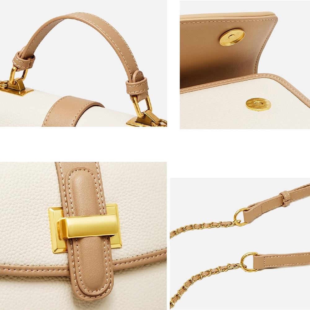 Женская сумка-мессенджер из натуральной кожи — фото 14