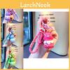 Adorable Silicon Flashing Cake Bear Keychain Cute Cartoon Backpack Charm
