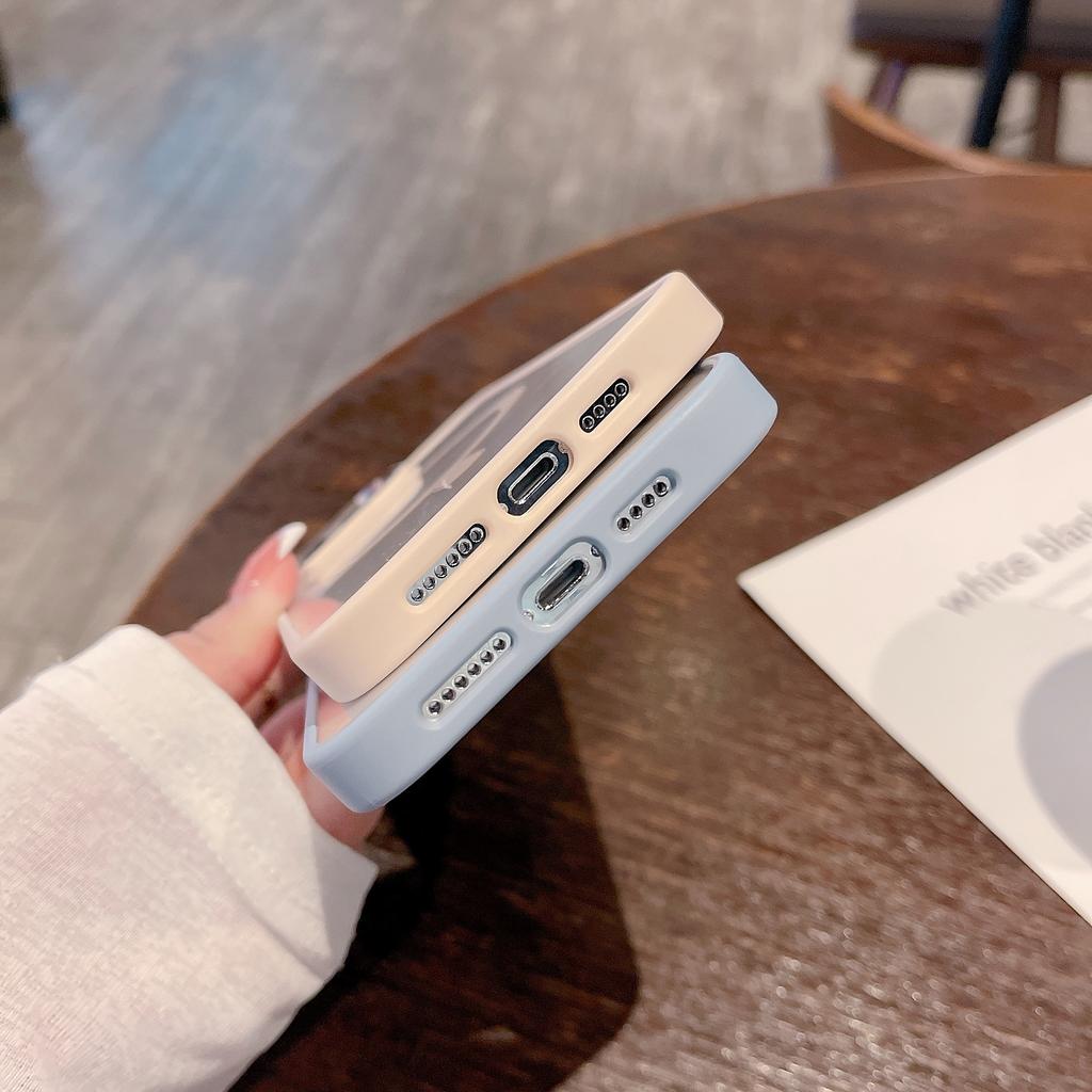 Magsafe pouzdro na telefon pro iPhone 14 12 11 13 Pro Max Clear Hard Pc Zadní silikonový nárazník Kovový kryt fotoaparátu
