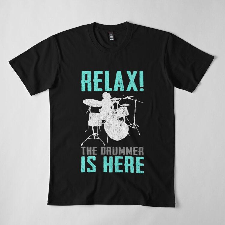 Buy Men Premium Cotton Harajuku TShirt Drum Drummer Drums Drumsticks