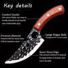 Stainless Steel Boning Knife With Knife Sheath Professional Kitchen Chef Knife Handmade Forged Knife Barbecue Knife