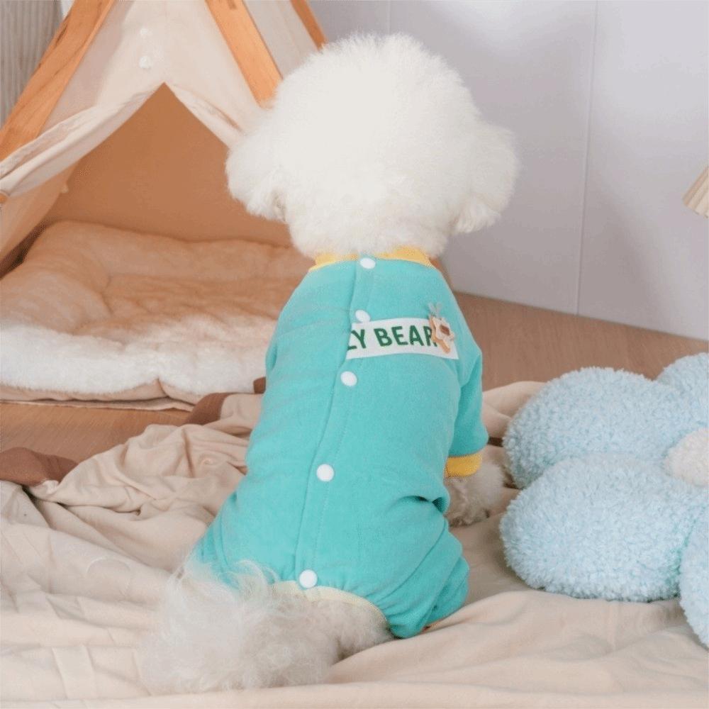 Long Sleeves Dog Four-Legged Clothes Soft Dog Recovery Suit Dog Pajamas Belly Protection