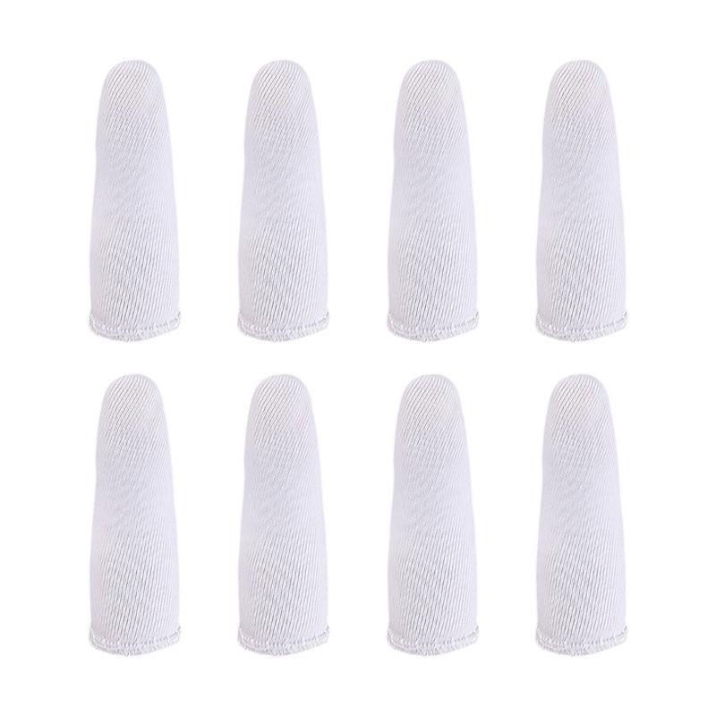 

Мягкие, износостойкие, нескользящие, дышащие перчатки для пальцев White Cotton 10-Pack белый