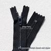 YKK3YG Měděný Gunmetal Zip pro Džínové Kalhoty, Kožené Tašky, Společenské Kalhoty - Originální Produkt