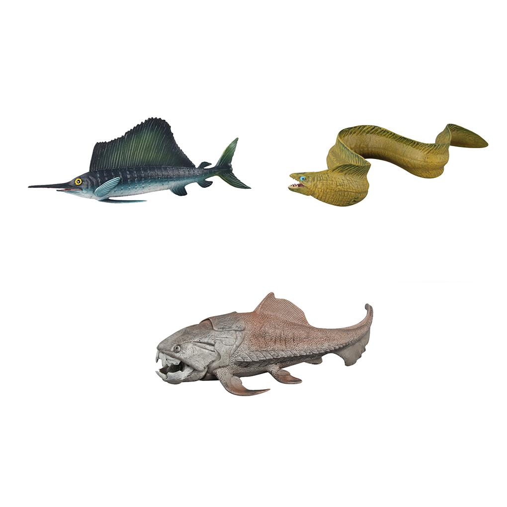 Bonrich Simulated Marine Animal Kids Children Educational Toy Plastic Lifelike Creatures Sea Life Home Decoration