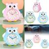 Owl Cartoon Silent Night Light With Talking Childrens Alarm Clock For Bedroom Decor
