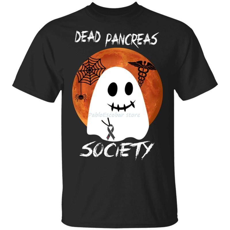 Dead Pancreas Society Halloween Black TShirt MXxxl Basic Models Tee Shirt men brand tshirt man oneck tshirt summer tees S