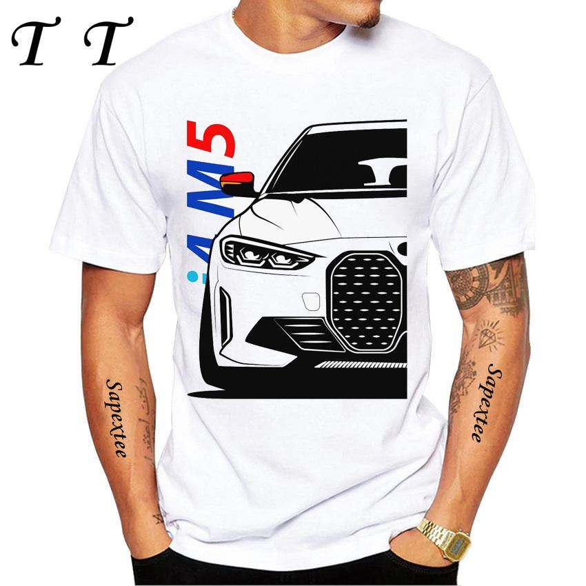 New Summer Men Short Sleeve Drive The Classic Germany EUDM - E34 M5 - X5 E30 Cars Evolution Retro T-Shirt Boy Casual White Tees