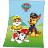 Plaid - PAW Patrol - 130x160 Cm - Multicolore - 100% Polyester - Machine Washable
