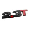 Car 3D Metal 2.3T Displacement Decal Sticker For M-ustang S-helby 2.3T Logo Car Trunk Body Badge Emblem Styling Stickers