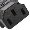 5pcs Universal 3 Pin Terminals Power Plug Adapter IEC 320 C14 Male C13 Female