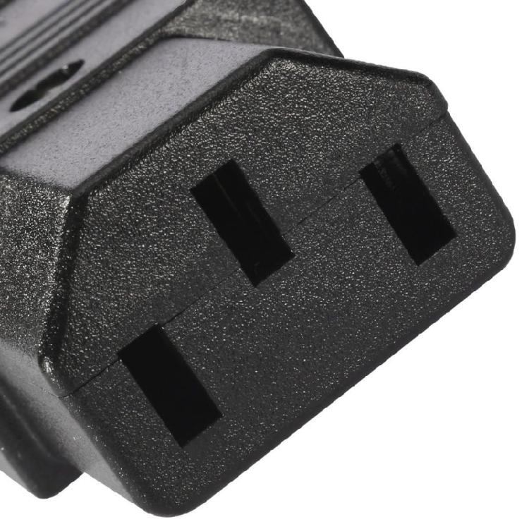 5pcs Universal 3 Pin Terminals Power Plug Adapter IEC 320 C14 Male C13 Female