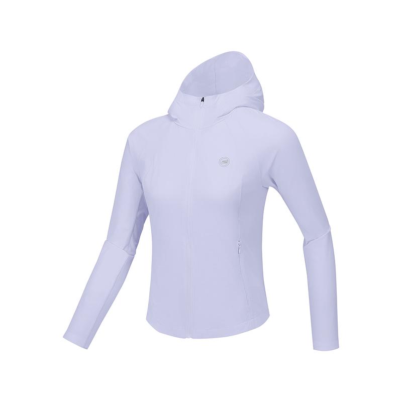 Skechers Lightweight Breathable Hooded Sports Jacket Women jackets Stone-Purple P225W118-00FW M