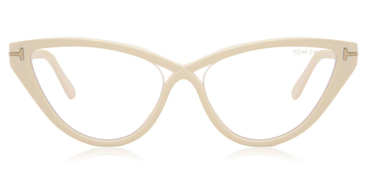 

Tom Ford Ft5729 B Blue Light Block 025 Women Eyeglasses Ivory/56