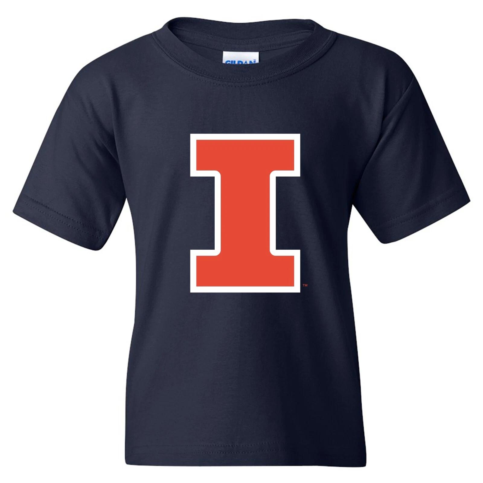 Illinois Fighting Illini Primary Logo Youth T-Shirt 4XL