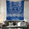 Custom Everton Wall Hanging Printed Fabric Blanket Decorative Tapestries for Bedroom Living Room Home Decor