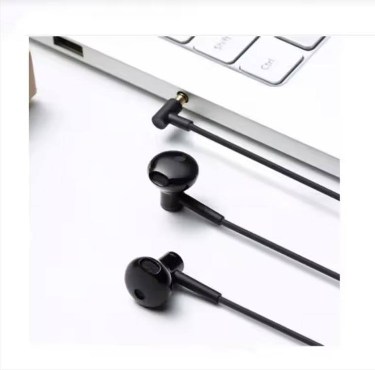 2025 Xiaomi 3.5MM In-Ear Earphone Dual Units Stereo Earbuds Wired Headset Portable Sports Headphones For Samsung Xiaomi Smartphone