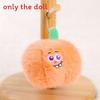 Watermelon Eggplant Apple Garlic Carrot Plush Keychain For Girls Accessory Bag