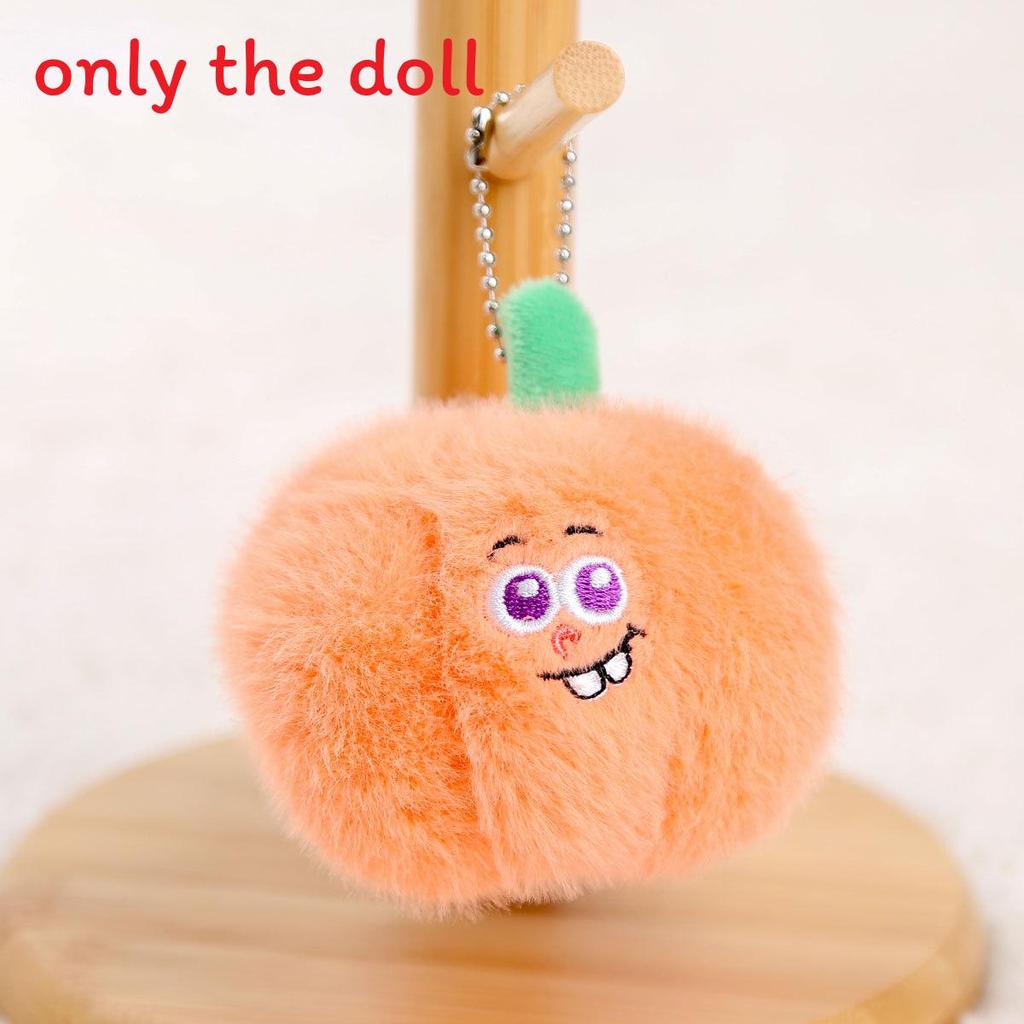 Watermelon Apple Eggplant Garlic Carrot Plush Keychain For Girls Accessory Bag