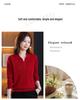 Elegant Women's 100% Wool Lapel Sweater - Loose, Stylish, Warm Knitwear for Autumn/Winter