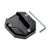 Scooter Motorbike Accessories Extension Foot Pad Support Plate Aluminum Alloy Motorcycle Bike Kickstand Extender Foot Side Stand