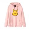 Cartoon Anime Cute Pooh Bear Hoodie Women's Disney Loose Ins Style Hooded Jacket Hoodies Clothes Hoodies Women Anime Hoodie