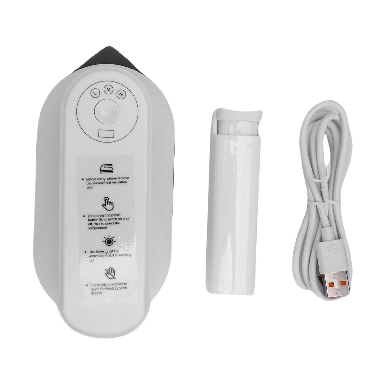 Ручной электрический утюг Ручной электрический утюг Мини Беспроводной Портативный Для дома Общежития Путешествий Сухая влажная гладильная машина USB-зарядка