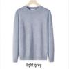 Men's Slim Fit Round Neck Warm Knitwear Pullover for Autumn and Winter