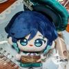 Cute Mini Chibi Anemo Character Plush Doll Soft Fluffy Stuffed Toy Anime Backpack Accessory Gift