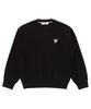 Deomati Mati Heart Wappen Round Knit - Black