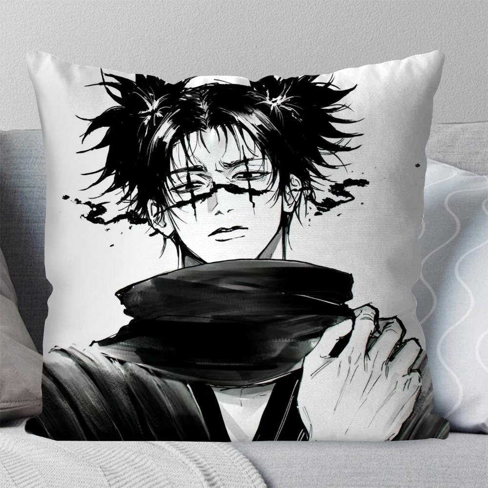 Choso Jujutsu Kaisen Anime Pillow Case Square Pillow Bedroom Sofa Leisure Comfort Cushion Car Living Room Home Decoration 40X40