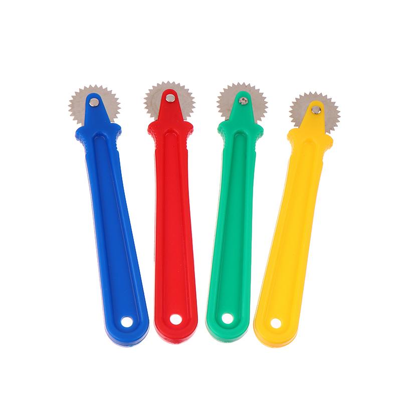 5/10Pcs Plastics Leather Overstitch Wheel Space Paper Perforating Tool Tailor Stitch Marker Gear Roulette Patchwork Tools Random