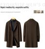 Men's AZ6645 Double-Sided Wool Coat, Mid-Length Korean Style, High-End Suit Jacket for Autumn/Winter 2025