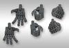 Kotobukiya Modeling Support Goods Hand Unit Wild 25mm Plastic MB40X (KOTOBUKIYA) M.S.G Hand, Approx. Tall, Non-Scale Model,