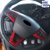 Steering Wheel Decoration Moilding Frame Cover Trim for Ford Focus 3 MK3 2015 2016 2017 2018 Car Interior Style