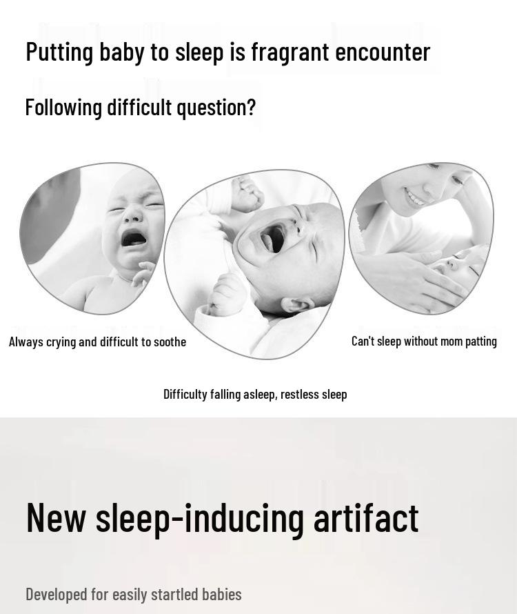 Compact Electric Soothing Doll: Edible, Anti-Startle, Calming Baby with Automatic Patting Feature